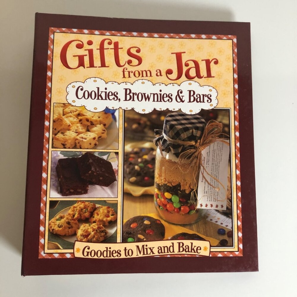 Gifts From a Jar Cookies Brownies Bars Recipe Book Hardcover